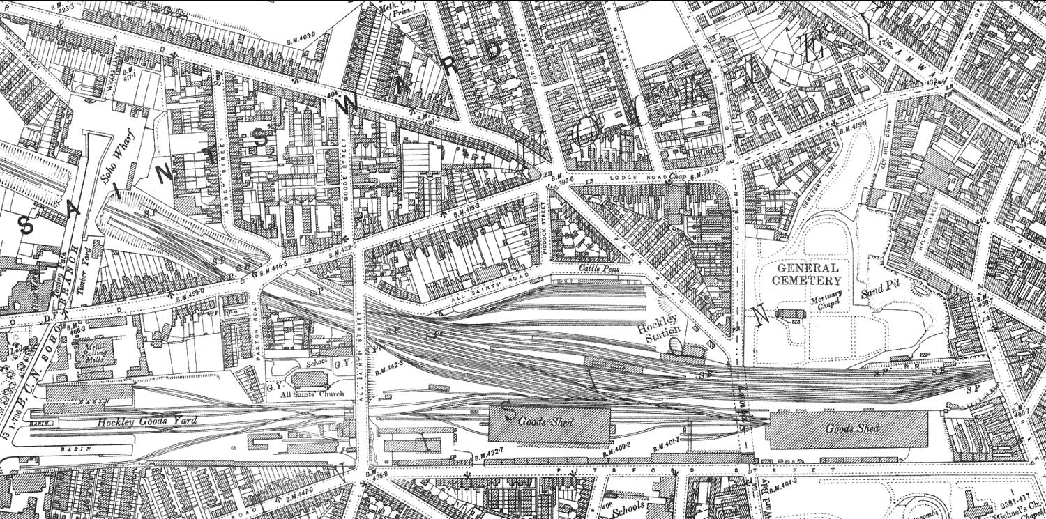 Hockley Station: A 1902 25 inch to the mile Ordnance ...