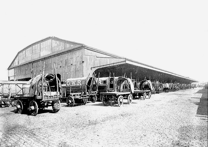 Although this view is thought to have been taken in 1927 the most remarkable thing is that not one motor lorry is in sight
