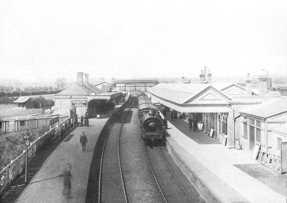 Looking north from Alcester Road bridge towards Birmingham prior to the doubling of the line and the opening of the North Warwickshire Railway