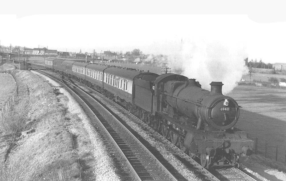 StratfordonAvon Racecourse Platform ExGWR 460 Hall class No 6948