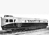 A right hand three-quarters view of No 1 Rail Car before the transfer 'Coventry Railcar' has been applied