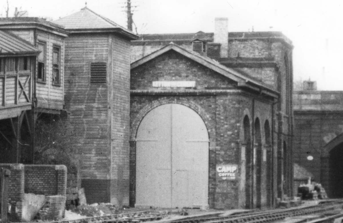 ... Railway pump house that was sited at the rear of the engine shed