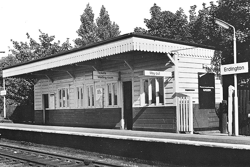 Another view of the building located on the down platform accommodating the booking office and waiting room