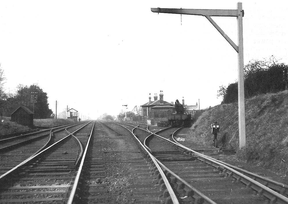 A 1931 view of Hampton Station looking West with the station's landing dock seen on the right