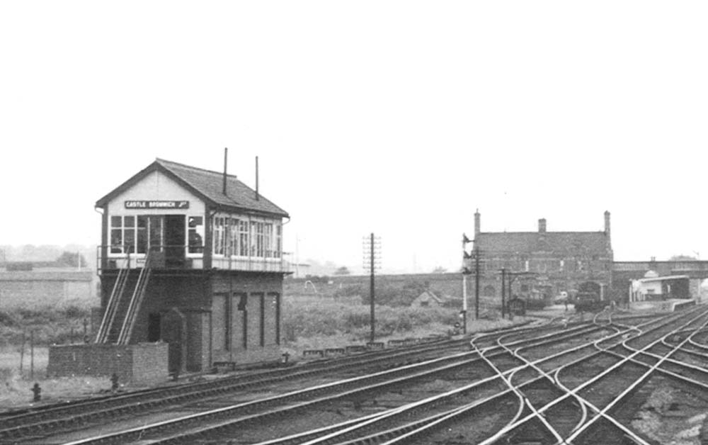 Castle Bromwich Station Close up showing Castle Bromwich Junction