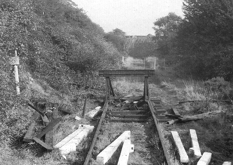 Bridge No 22 - The branch retained a section of track from Hampton to form a long siding which ended at the now filled in Chester Road bridge