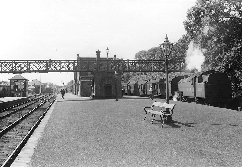 Looking towards Walsall from the Water Orton end of Sutton Park station's island platform