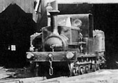 Close of showing E&WJR No 1, a Manning Wardle 0-6-ST, previously owned by contractors Crompton & Sons