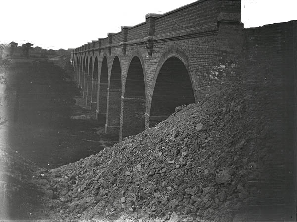 Looking along Willoughby Viaduct from one end of the 