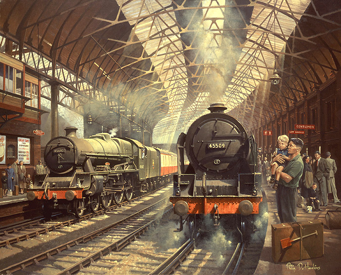 100 words essay on a visit to a railway station image