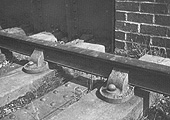 View of a section of bullhead rail which was primarily found in the EHLR and the SMJ exchange sidings