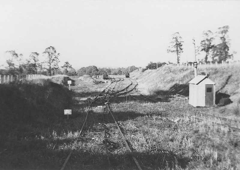 This photograph is being taken from the base of the incline looking across the plain towards the SMJ junction