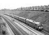Western Region D1062 'Western Courier' heads the 5:28pm Snow Hill to Knowle & Dorridge local stopping train on 9th May 1963