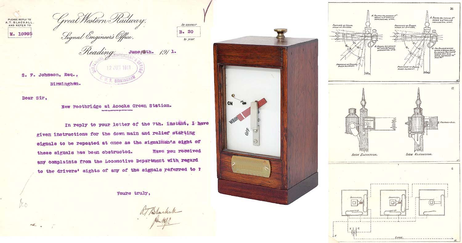 Internal letter dated 10th June 1911 from the Signal & Telegraph Engineer to the Divisional Superintendent of the Line based at Snow Hill Station