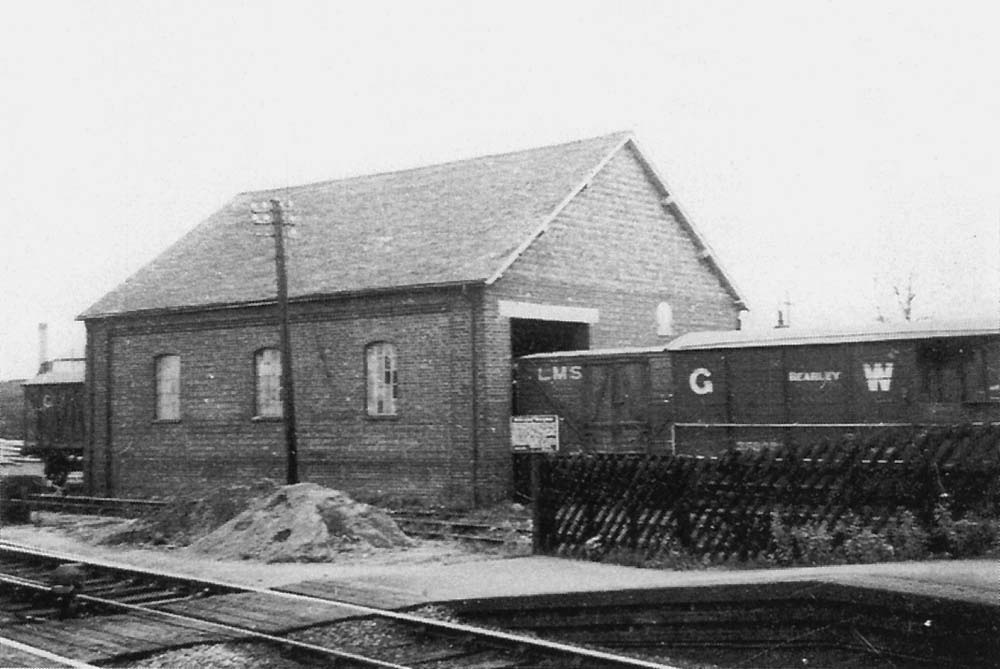 GWR Brake Van No. 35860 (diagram AA3)  seen on the Alcester Branch for use on the mixed trains