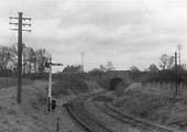 Looking towards the Alcester Rd from the engine shed with the line secured from being used