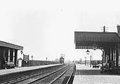 A view of the original Stratford upon Avon Railway station looking towards Bearley Junction