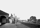 Bearley Station looking east towards Claverdon with the original down platform seen on the right circa 1920-22