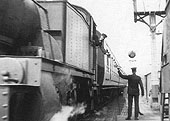 The Bearley East Junction Signalman receives another single line staff from a 51xx 2-6-2T prairie tank