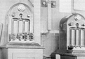 Bearley East Junction Signal Box in 1938 showing the two single-line Tyers Electric Key-Token instruments