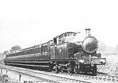 GWR 2-4-2T 36xx class No 3604 with a class B headcode denoting a local suburban passenger service