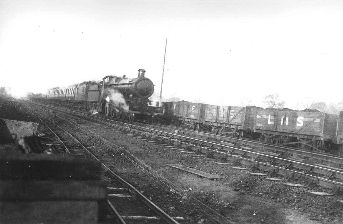 Great Western Railway 4-6-0 40xx or 'Star' class No 4066 Malvern Abbey on an Up express passing Bentley Heath