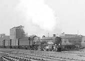 Ex-GWR 4-6-0 Grange class No 6864 'Dymock Grange' is seen approaching Platform 12 at the head of the up 'Salop Stores' train