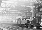 LNER A3 4-6-2 No 4472 'Flying Scotsman' comes to a stop at Snow Hill station on 18th September 1965