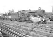 Ex-GWR 4-6-0 Grange class No 6825 'Llanvair Grange' passes through Snow Hill on 7th December 1963