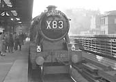 Ex-GWR 4-6-0 County class No 1011 'County of Chester' arrives at Birmingham Snow Hill station with an up express on 20th September 1964