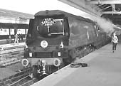 Ex-GWR 2-6-2T 5101 class No 4155 passes through Snow Hill station on an up working on 17th April 1964