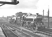 Ex-LMS 4-6-0 No 45039 and ex-LMS 4-6-2 Coronation No 46235 'City of Birmingham' on 19th May 1966