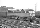 Brush Type 4 D1699 passes through Birmingham Snow Hill station on an up service on 13th March 1964
