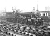Great Western Railway 4-6-0 49xx No 4916 �Crumlin Hall� entering Snow Hill with an up class A express in 1934