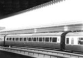 Great Western Railway Third Class Coach No 4711 in a down express stands at platform 6 circa 1939