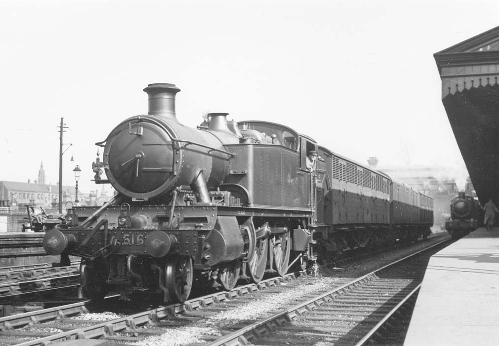 GWR 2-6-2T 'Large Prairie' No 5162 is seen on a down parcels train as it approaches Snow Hill's North Signal Box on 5th June 1937