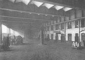 View of Snow Hill station's parcels office and yard which was located off Great Charles Street under the station in October 1925