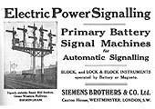 An advertisement from the Great Western Railway Magazine of 1910 showing the new eight arm signal post