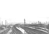 A view of the reconstructed Snow Hill Station looking south from near Northwood Street Sidings