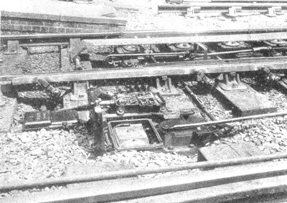Great Western Railway photograph of the facing switch point machine adjacent to the Birmingham South Signal Box