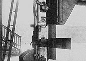 Electrically powered mechanisms for operating semaphore signals were more complex when they were interlocked with route indicators