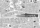 A 1913 Ordnance Survey Map, published in 1920, showing the layout of Snow Hill's third and enlarged station