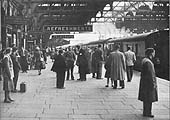 A busy scene on Birmingham Snow Hill Main Down Platform�s Nos 5 and 6 on Friday 30th May 1952