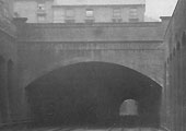 View of the entrance to Hockley No 1 tunnel looking in the direction of Wolverhampton with Hockley No 2 tunnel seen through its bore