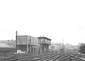 View of Snow Hill station's North Signal Box shortly before it was decommissioned to make way for the new North Signal Box relay house