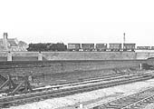 Ex-LMS 4-6-0 No 44816 traverses the ex-MR Camp Hill to Saltley line with a goods train on 20th July 1961