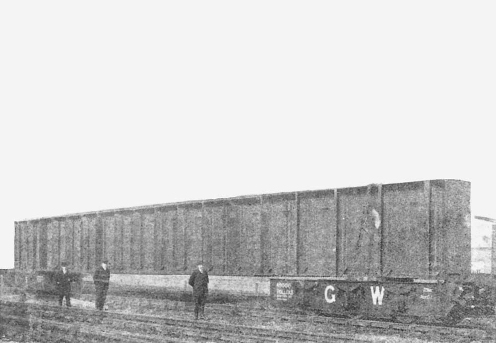 One of four girders made by E C & J Keay for GWR bridge over Sandy Lane near Bordesley