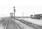 Looking towards Moor St with the spur to the unfinished Duddeston Viaduct to connect to the LNWR's Curzon St station on the left
