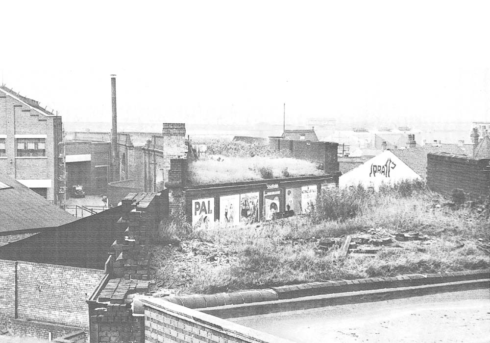 Plan of Bordesley Station prior to the First World War showing the original station layout complete with goods shed