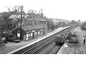 General view of Claverdon Station looking towards Hatton in the early 1930s showing little change from earlier views